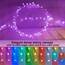 HEYCOLOR Rosa Betthimmel für Mädchen, Bettvorhang mit 50 LED Lichterketten, 24 Farben Sternlichter, Kuppel vorhänge für Mädchen Prinzessin Frauen Schlafzimmer, 1 Eingang für Einzel- bis doppelbett