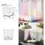 Vorhänge, Betthimmel, Regenbogen, Moskitonetz für Betthimmel, Viereckpfosten, elegantes Moskitonetz-Set, Stockhaken & Berufsseil für Netz, Bildschirmnetz, Baldachin, Vorhänge, Full/Queen/King