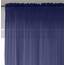 Enhanced Living CRY27PA48-Paar Voile-Vorhänge, 145 x 122 cm, Marineblau, 145 x 122 cm, 1 Paar