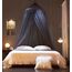 Mengersi Betthimmel Moskitonetz für Bett, Baldachin Bettvorhänge, Kuppel Moskitonetz Bettzelt, Indoor Outdoor, Schwarz, volle Größe