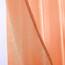 DONREN 2-teiliges Set luxuriöse, strukturierte, transparente Voile-Vorhänge mit Ösen fürs Schlafzimmer, 132,1 B x 213,4 L cm, Orange
