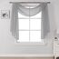 DONREN Halbtransparenter Schal 52" x 144" grau