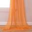 DONREN Halbtransparenter Schal 52" x 216" Coral-orange
