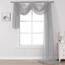 DONREN Halbtransparenter Schal 52" x 216" grau