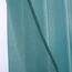 DONREN Blaugrüne Fenstervorhänge, 213 cm lang, 2 Stoffbahnen mit Ösen, Voile, halbtransparente Vorhänge für Wohnzimmer, 132 x 213 cm Länge