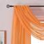 DONREN Halbtransparenter Schal 52" x 216" Coral-orange