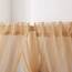 WANFASO Prinzessinnen-Chiffon-Betthimmel, Baldachin-Vorhänge für Queensize-Bett Erwachsene, 4 Bett-Vorhänge Raumdekoration (heller Kaffee)