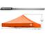 Abccanopy, Ersatzdach für Baldachin für Pop-Up-Zelt, 3 x 3 m, Orange
