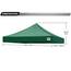 Abccanopy, Ersatzdach für Baldachin für Pop-Up-Zelt (25,4 x 25,4 cm, dunkelgrün)