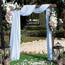 Baby Blue Wedding Arch Draping Fabric 2 Panel Chiffon Fabric Drapery Wedding Decorations for Ceremony Archway Party Ceiling Backdrop 6 Yards
