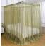 Akiky Betthimmel für Mädchenzimmer, durchscheinender Vorhang für Doppelbett, Queen-Size-Bettvorhänge, 8 Paneele mit Licht, Raumdekoration (Full/Queen, Salbeigrün)