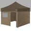 Eurmax USA Instant Sunwall Full Zippered Walls for 10 x 10 Easy Pop Up Canopy Zelt, Enclosure Sidewall Kit with Roll Up Mesh Window and Door 4 Walls Only,Not Including Frame and Top (Khaki)