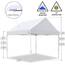 Eurmax 20,3 x 2,4 m Ez Pop-Up-Überdachung, Outdoor Baldachin, Sofort-Party-Zelt, kommerzielle Pavillon-Bonus-Tasche (braun)