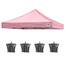 ABCCANOPY Pop-Up-Pavillon-Ersatzbezug für Pavillon, 3 x 3 m, 100% wasserdicht, wählen Sie mehr als 18 Farben, Bonus 4 x Gewichtssäcke (hitzeversiegelte Naht)