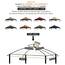 Eurmax USA Hochleistungs-Ersatz-Baldachin für Lowe's Allen Roth, robuste Pavillon-Dach-Pavillon-Oberseite mit Lüftungsschlitz, 25,4 x 30,5 cm Abdeckung #GF-12S004B-1, nur Ersatzplatte (Burgunderrot)