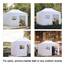 Eurmax Set mit vier Seitenwänden für Pop-Up-Baldachin-Einfassungen, 25,4 x 38,1 cm, Beige