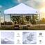 Abccanopy, Ersatzdach für Baldachin für Pop-Up-Zelt, 3 x 3 m, Violett