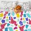 HSEEC Mehrfarbige, gemütliche Überwurfdecke, 127 x 152 cm – ultraweiche Flanell-Couchdecke für Erwachsene und Kinder, leichte, warme Fleece-Überwürfe für Bett, Sofa, Reisen