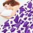 HSEEC Fleecedecke für King-Size-Bett – violette Überwurfdecke, weich, gemütlich, leicht, Plüsch-Bettwäschedekoration für alle Jahreszeiten, Lavendel-Geschenke für Frauen, Mädchen, 228,6 x 274,3 cm