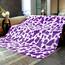 HSEEC Fleecedecke für King-Size-Bett – violette Überwurfdecke, weich, gemütlich, leicht, Plüsch-Bettwäschedekoration für alle Jahreszeiten, Lavendel-Geschenke für Frauen, Mädchen, 228,6 x 274,3 cm
