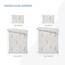 Kinderbettwäsche Baby Bettwäsche 90x120 cm aus Baumwolle - Kinder Set von Duvet Cover 90 x 120 und Kissenbezug 40x60 cm Junge und mädchen babybettwäsche bettbezug für Kleinkind Oeko-Tex