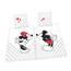 Herding Mickey & Minnie Mouse Partnerbettwäsche, Disney, 2 x Kopfkissenbezug ca. 70 x 90 cm, 2 x Bettbezug 140 x 200 cm, Mit leichtläufigem Reißverschluss, 100% Baumwolle/Renforcé