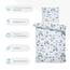Kinderbettwäsche Baby Bettwäsche 90x120 cm aus Baumwolle - Kinder Set von Duvet Cover 90 x 120 und Kissenbezug 40x60 cm Junge und mädchen babybettwäsche bettbezug für Kleinkind Oeko-Tex