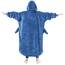 Waitu Shark Hoodie Decke für Erwachsene - Wearable Blanket Hoodie für Frauen und Männer, Lustige Decke mit Ärmeln, Kapuzendecke Hai Geschenk, Blau