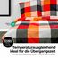 ETÉREA Bettwäsche 200x200cm + 2X 50x75cm - 100% Baumwolle Bettbezug Kariert natürlich weich - Bettwäsche Set mit Kissen 200x200cm Bettbezug + 2X 50x75cm Kissenbezug Multicolor 3teilig - Made in Green