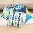 Wilproo Decorative Green Blue Abstract Throw Pillow Covers 16x16 Inch Set of 4, Geometric Cotton Linen Outdoor Cushion Cover Square Pillowcase for Car Sofa Couch Home Decor