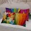 Wilproo 40,6 x 40,6 cm, Regenbogenfarben, bunte Kissenbezüge, abstraktes Buntstift, Überwurf-Kissenbezug, 4er-Set (bunt) für Sofa, Auto, Cousion, Bett