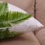Wilproo Tropische grüne Pflanzenblätter, Überwurf-Kissenbezüge, 50,8 x 50,8 cm, Leinen, Palmblatt, Sommer, Outdoor, dekorative Kissenbezüge für Sofa, Terrasse, Couch, Auto, Wohnzimmer, Schlafzimmer,