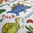 Happy Linen Company Mädchen/Jungen Bettwäsche-Set - mit T-Rex & Anderen Dinosauriern - wendbar - für Kleinkindbett