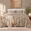 Andency Bettwäsche-Set für Queensize-Bett, 3-teilig, warm, weich, für Queensize-Bett, leichtes Bettwäsche-Set mit Quetschfalten, für Erwachsene und Jugendliche (228 x 228 cm), Taupe