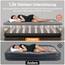 Lewondr Luftbett 2 Personen mit Eingebauter Pumpe, 203x152x46CM Komfort Aufblasbare Matratze, 3 Min Luftmatratze Selbstaufblasend Luftbett für Camping Haus Gäste Reisen(300kg MAX), Grau