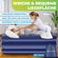 KESSER® Aufblasbare Matratze Luftbett Selbstaufblasend Gästebett mit eingebauter elektrischer Pumpe, Luftmatratze für Camping oder Heimgebrauch Mit Tasche, geeignet für 2 Person - 203 x 152,5 x 51cm