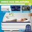 KESSER® Aufblasbare Matratze Luftbett Selbstaufblasend Gästebett mit eingebauter elektrischer Pumpe, Luftmatratze für Camping oder Heimgebrauch Mit Tasche, geeignet für 1 Person - 203 x 95 x 51cm