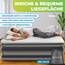 KESSER® Aufblasbare Matratze Luftbett Selbstaufblasend Gästebett mit eingebauter elektrischer Pumpe, Luftmatratze für Camping oder Heimgebrauch Mit Tasche, geeignet für 1 Person - 203 x 95 x 51cm