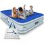 EnerPlex Premium Doppelpumpe Luxus Luftmatratze Mit Pumpe Gebaut Airbed Angehoben Doppel Hohe Königin Sprengen Bett||Königin