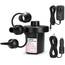 Elektrische Luftpumpe, AGPtEK Tragbare Quick-Fill- Luftpumpe mit 3 Düsen, 110V AC/12V DC, perfekte Auf- und Ausblaspumpen für Outdoor Camping, aufblasbare Kissen, Luftmatratzenbetten, Boote, Schwimmring