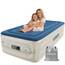 VOSSER Einzel-Luftmatratze mit integrierter Pumpe, schnelle und einfache aufblasbare Luftmatratze, faltbare Matratze mit Aufbewahrungstasche, aufblasbares Bett für Zuhause, Camping u