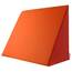 beties - Basic -, Big Comfy Keilkissen Bezug ca. 62x49x30 cm, Kissenhülle 100% Baumwolle in vielen fröhlichen Uni-Farben (orange)