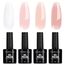TOMICCA UV Nagellack Set, 4 Farben Milchig Weiß, Rosa Gel Nagellack Für UV Lampe Soak-Off UV/LED für Nagelstudio & DIY Home, 8ML