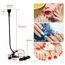UV Lampe für Gelnägel, Schreibtischleuchte Flexible Schwanenhals-Led Lampe Nägel, Mini Tragbare Nagellampe mit Sicherungsclip, Drehbarer 3W 395NM Nageltrockner zum Aushärten von Nagelkleber (Weiß)