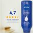 NIVEA In-Dusch Body Milk (400 ml), Körpercreme mit Mandel-Öl und wasseraktivierter 5in1 Pflege Formel, feuchtigkeitsspendende Body Lotion für die Dusche