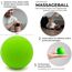 ATHLETIC AESTHETICS Massage-Ball [6cm Durchmesser] - Als Lacrosse-Ball und Faszien-Ball zur Selbstmassage und zur Triggerpunkttherapie (genaue Behandlung von Verspannungen) geeignet (Grün)