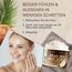 Körperpeeling Salt Body Scrub Peeling Gesicht Peeling Körper Coconut mit Vanilla Feuchtigkeitsspendend Eingewachsene Haare Körner Totes Meer Salz Dead Skin removal Frauen Männer 500g