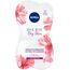 NIVEA Bye Bye Dry Skin Gesichtsmaske, intensive Gesichtspflege Maske für trockene Haut, Hautpflege Maske mit Honigextrakt und natürlichem Mandelöl (2 x 7,5 ml)