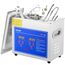 VEVOR Ultraschallreiniger 3L Reiniger ultraschallgerät Ultraschallreinigungsgerät Ultrasonic Cleaner mit Heizung Digital Timer for glasses Jewellery False Teeth Coins
