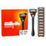 Gillette Fusion5 Rasierer für Männer, 1 Gillette Rasierer, 11 Ersatzklingen, Mit Gleitstreifen für ein sanftes Gleiten und 5 Klingen für eine gründliche, langanhaltende Rasur